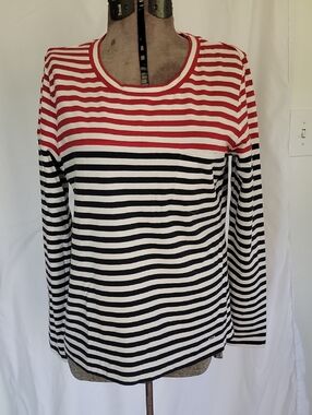 Tommy Hilfiger Top, Medium, Red/White/Blue